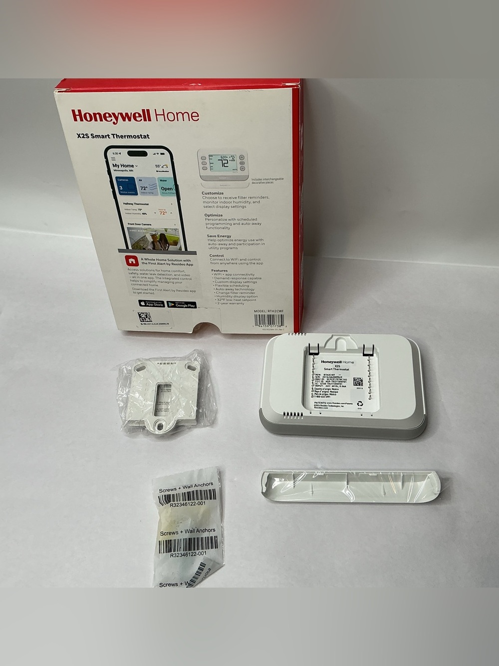 Honeywell Home X2S Smart Thermostat, Conventional/Heat Pump, Wi-Fi Thermostat - Picture 8 of 10
